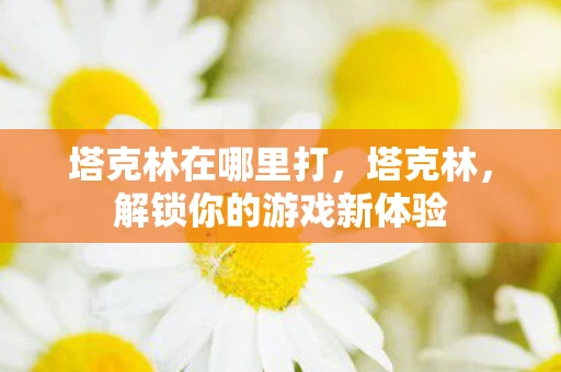 塔克林在哪里打，塔克林，解锁你的游戏新体验