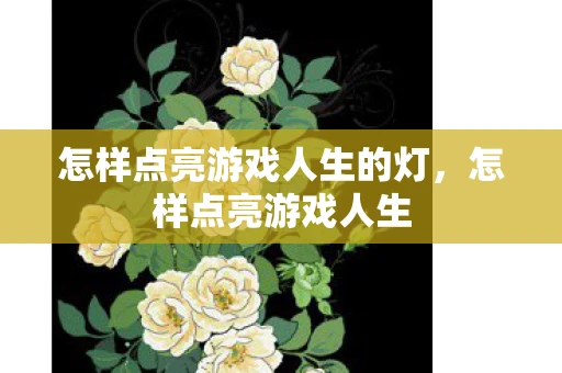 怎样点亮游戏人生的灯,怎样点亮游戏人生 怎样点亮游戏人生的灯,怎样点亮游戏人生