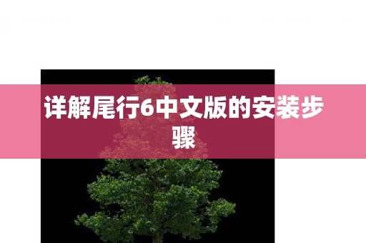 详解尾行6中文版的安装步骤图片