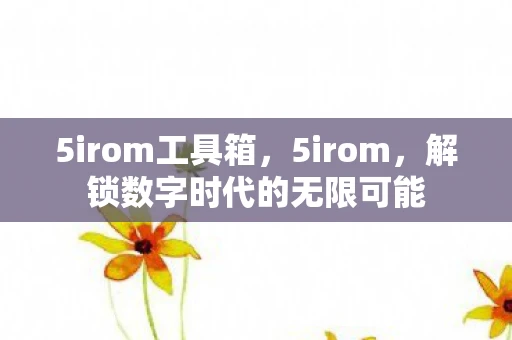 5irom工具箱，5irom，解锁数字时代的无限可能
