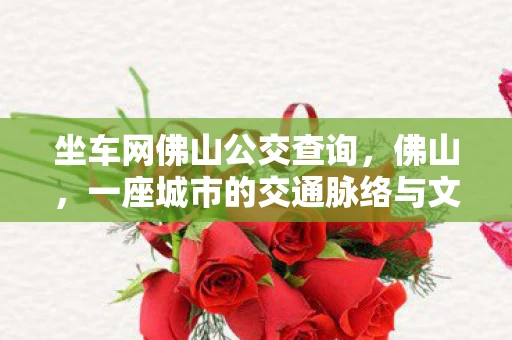 坐车网佛山公交查询，佛山，一座城市的交通脉络与文化底蕴
