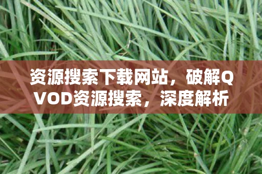 资源搜索下载网站，破解QVOD资源搜索，深度解析与合法使用建议