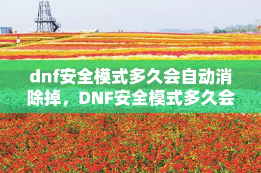 dnf安全模式多久会自动消除掉，DNF安全模式多久会自动消除？