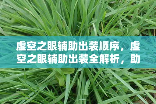 虚空之眼辅助出装顺序，虚空之眼辅助出装全解析，助你成为最强辅助