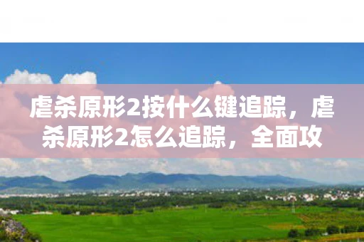 虐杀原形2按什么键追踪，虐杀原形2怎么追踪，全面攻略