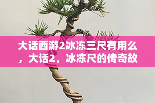 大话西游2冰冻三尺有用么，大话2，冰冻尺的传奇故事