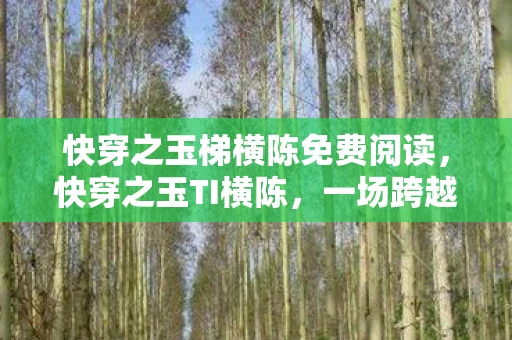 快穿之玉梯横陈免费阅读,快穿之玉TI横陈,一场跨越时空的奇幻之旅 快穿之玉梯横陈免费阅读,快穿之玉TI横陈,一场跨越时空的奇幻之旅