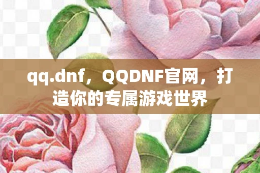 qq.dnf，QQDNF官网，打造你的专属游戏世界