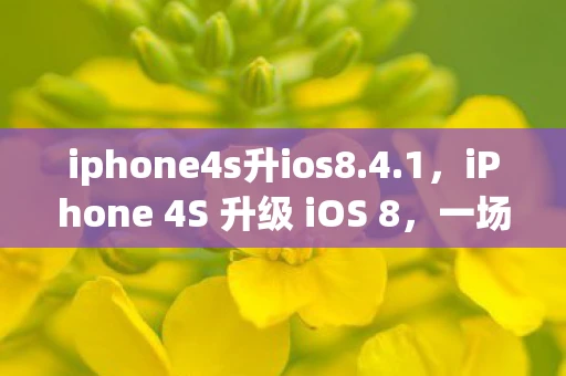 iphone4s升ios8.4.1,iPhone 4S 升级 iOS 8,一场回忆与现实的碰撞 iphone4s升ios8.4.1,iPhone 4S 升级 iOS 8,一场回忆与现实的碰撞