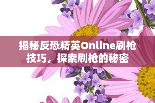 揭秘反恐精英Online刷枪技巧图片