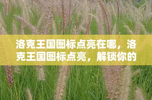 洛克王国图标点亮在哪,洛克王国图标点亮,解锁你的王国之旅 洛克王国图标点亮在哪,洛克王国图标点亮,解锁你的王国之旅