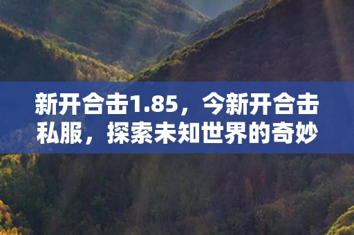 新开合击1.85，今新开合击私服，探索未知世界的奇妙之旅