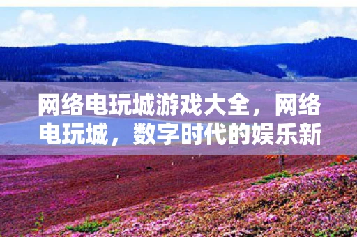 网络电玩城游戏大全,网络电玩城,数字时代的娱乐新宠 网络电玩城游戏大全,网络电玩城,数字时代的娱乐新宠