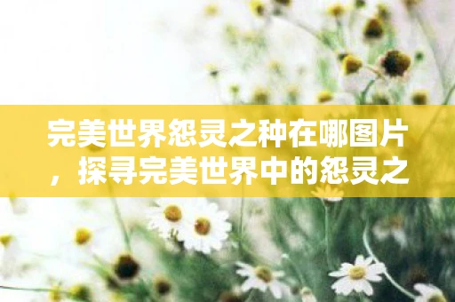 完美世界怨灵之种在哪图片，探寻完美世界中的怨灵之种，神秘而危险的异界生物