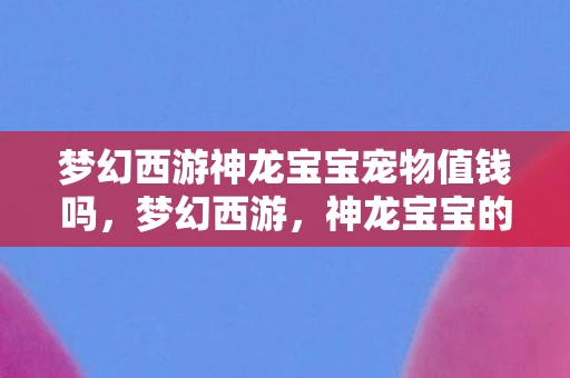 梦幻西游神龙宝宝宠物值钱吗，梦幻西游，神龙宝宝的神秘传说