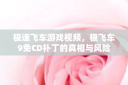 极速飞车游戏视频，极飞车9免CD补丁的真相与风险