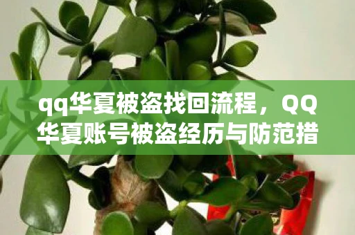 qq华夏被盗找回流程,QQ华夏账号被盗经历与防范措施 qq华夏被盗找回流程,QQ华夏账号被盗经历与防范措施