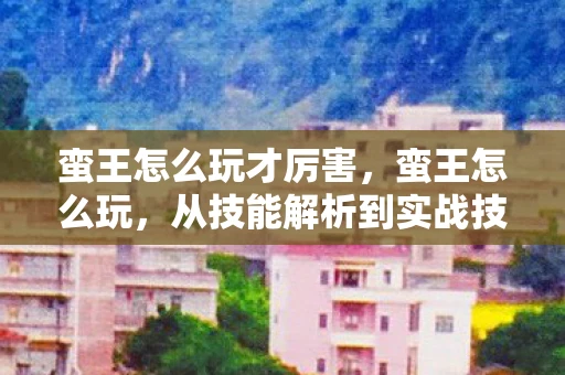 蛮王怎么玩才厉害，蛮王怎么玩，从技能解析到实战技巧的全面指南