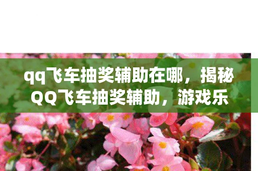 qq飞车抽奖辅助在哪,揭秘QQ飞车抽奖辅助,游戏乐趣与风险并存 qq飞车抽奖辅助在哪,揭秘QQ飞车抽奖辅助,游戏乐趣与风险并存