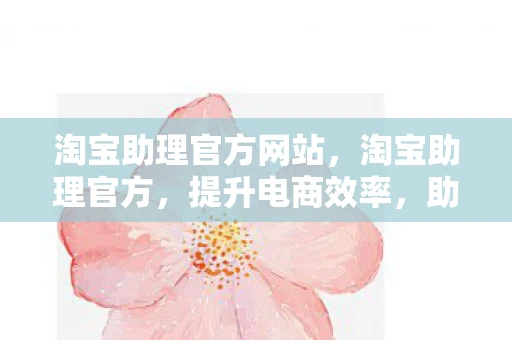 淘宝助理官方网站，淘宝助理官方，提升电商效率，助力商家成长