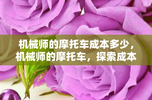 机械师的摩托车成本多少,机械师的摩托车,探索成本与价值的平衡点 机械师的摩托车成本多少,机械师的摩托车,探索成本与价值的平衡点