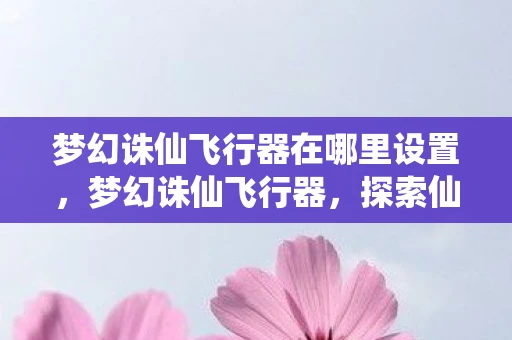 梦幻诛仙飞行器在哪里设置，梦幻诛仙飞行器，探索仙侠世界的奇妙之旅