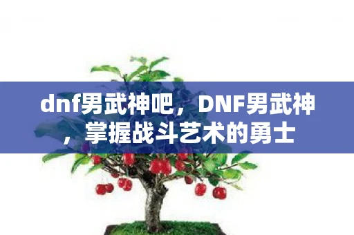 dnf男武神吧,DNF男武神,掌握战斗艺术的勇士 dnf男武神吧,DNF男武神,掌握战斗艺术的勇士