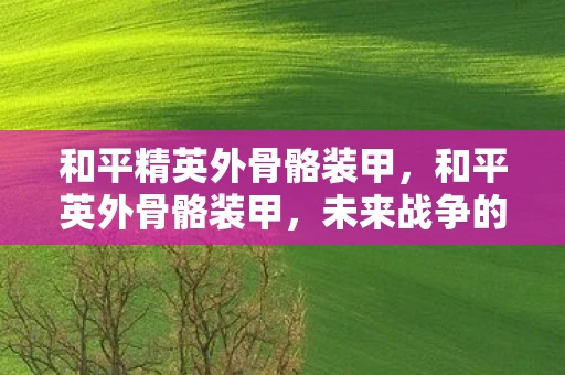 和平精英外骨骼装甲，和平英外骨骼装甲，未来战争的科技先锋