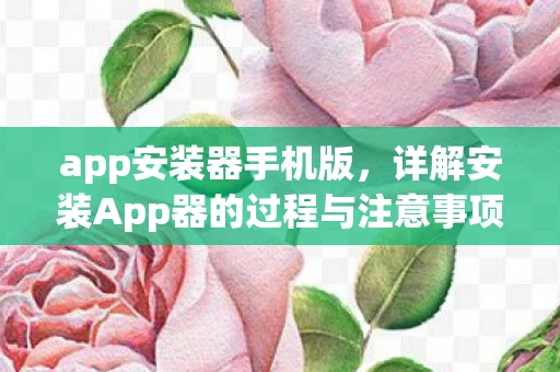 app安装器手机版,详解安装App器的过程与注意事项 app安装器手机版,详解安装App器的过程与注意事项