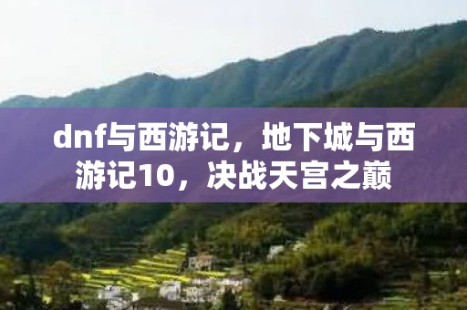 dnf与西游记，地下城与西游记10，决战天宫之巅