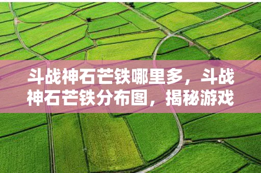 斗战神石芒铁哪里多，斗战神石芒铁分布图，揭秘游戏中的珍贵资源