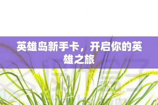 开启你的英雄之旅图片