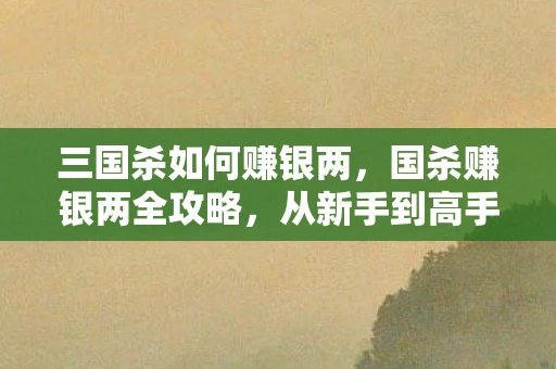 三国杀如何赚银两,国杀赚银两全攻略,从新手到高手的财富积累指南 三国杀如何赚银两,国杀赚银两全攻略,从新手到高手的财富积累指南
