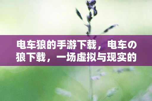 电车狼的手游下载，电车の狼下载，一场虚拟与现实的交错