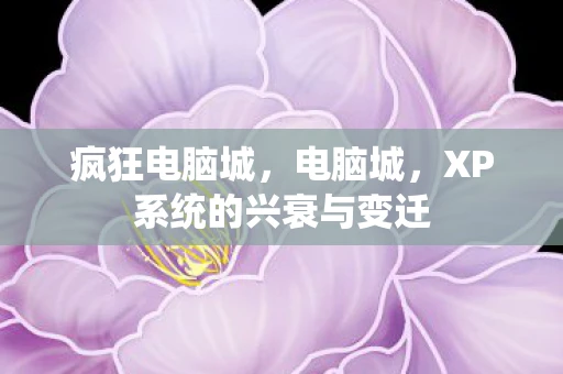 疯狂电脑城，电脑城，XP系统的兴衰与变迁