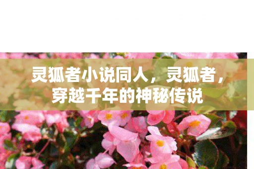 灵狐者小说同人,灵狐者,穿越千年的神秘传说 灵狐者小说同人,灵狐者,穿越千年的神秘传说