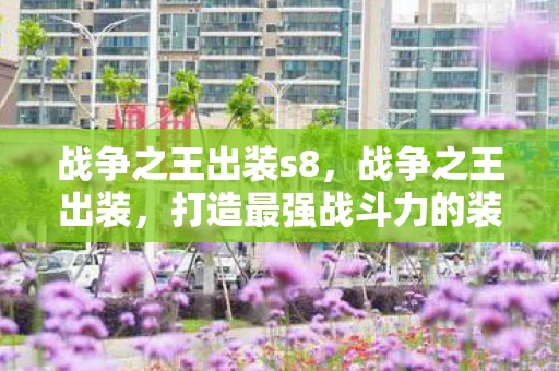 战争之王出装s8，战争之王出装，打造最强战斗力的装备搭配指南