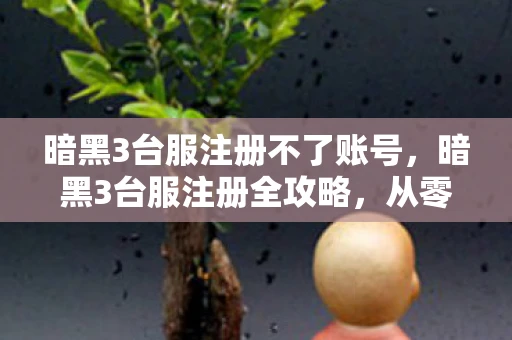 暗黑3台服注册不了账号，暗黑3台服注册全攻略，从零开始打造你的冒险之旅