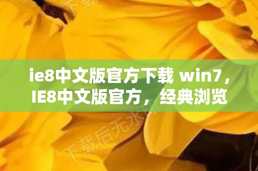 ie8中文版官方下载 win7，IE8中文版官方，经典浏览器的回忆与现状