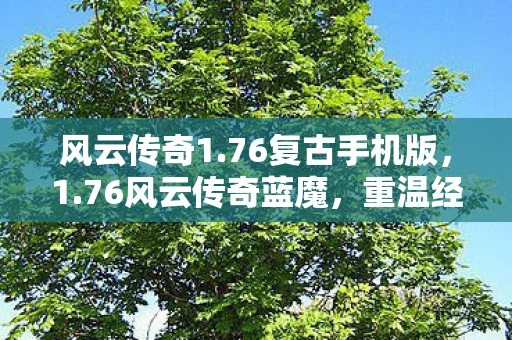 风云传奇1.76复古手机版，1.76风云传奇蓝魔，重温经典，探寻传奇世界