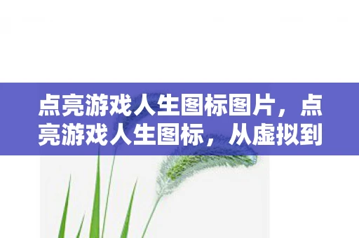 点亮游戏人生图标图片，点亮游戏人生图标，从虚拟到现实的跨越
