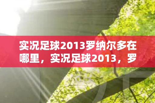 实况足球2013罗纳尔多在哪里,实况足球2013,罗纳尔多传奇再现 实况足球2013罗纳尔多在哪里,实况足球2013,罗纳尔多传奇再现