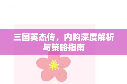 内购深度解析与策略指南图片
