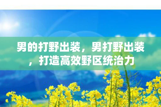男的打野出装,男打野出装,打造高效野区统治力 男的打野出装,男打野出装,打造高效野区统治力