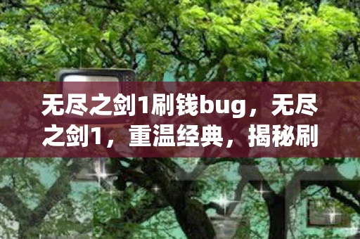 无尽之剑1刷钱bug，无尽之剑1，重温经典，揭秘刷宝技巧