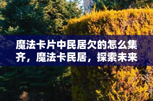 魔法卡片中民居欠的怎么集齐，魔法卡民居，探索未来居住空间的新维度