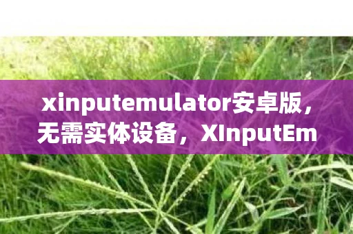 xinputemulator安卓版,无需实体设备,XInputEmulator—虚拟游戏手柄软件下载与体验 xinputemulator安卓版,无需实体设备,XInputEmulator—虚拟游戏手柄软件下载与体验