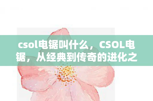 csol电锯叫什么，CSOL电锯，从经典到传奇的进化之路