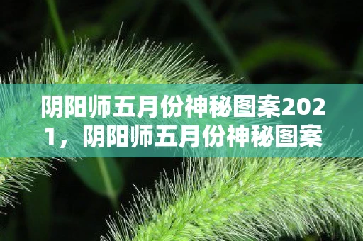 阴阳师五月份神秘图案2021,阴阳师五月份神秘图案揭秘,解锁你的神秘力量 阴阳师五月份神秘图案2021,阴阳师五月份神秘图案揭秘,解锁你的神秘力量