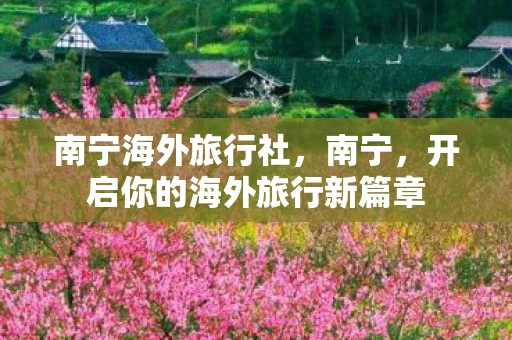 南宁海外旅行社,南宁,开启你的海外旅行新篇章 南宁海外旅行社,南宁,开启你的海外旅行新篇章